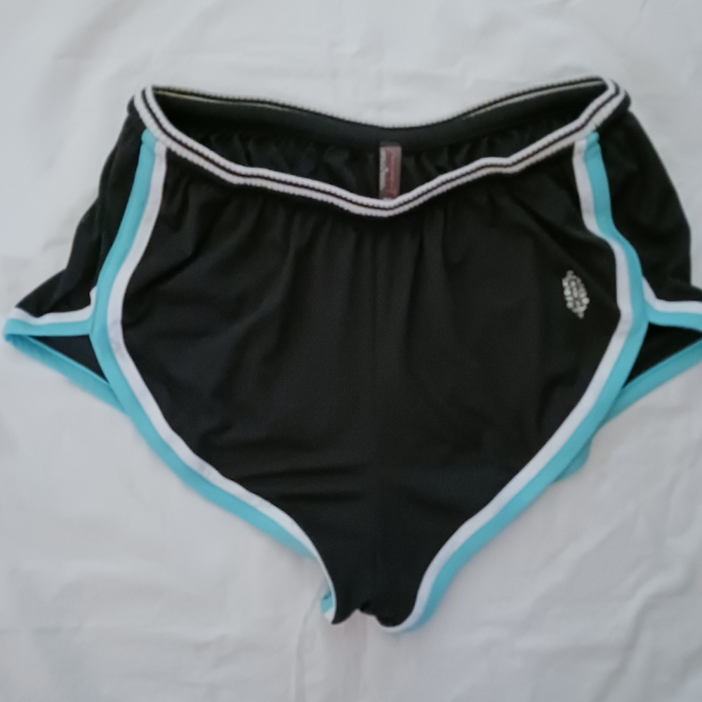 FreePeople Black and Blue Athletic Shorts